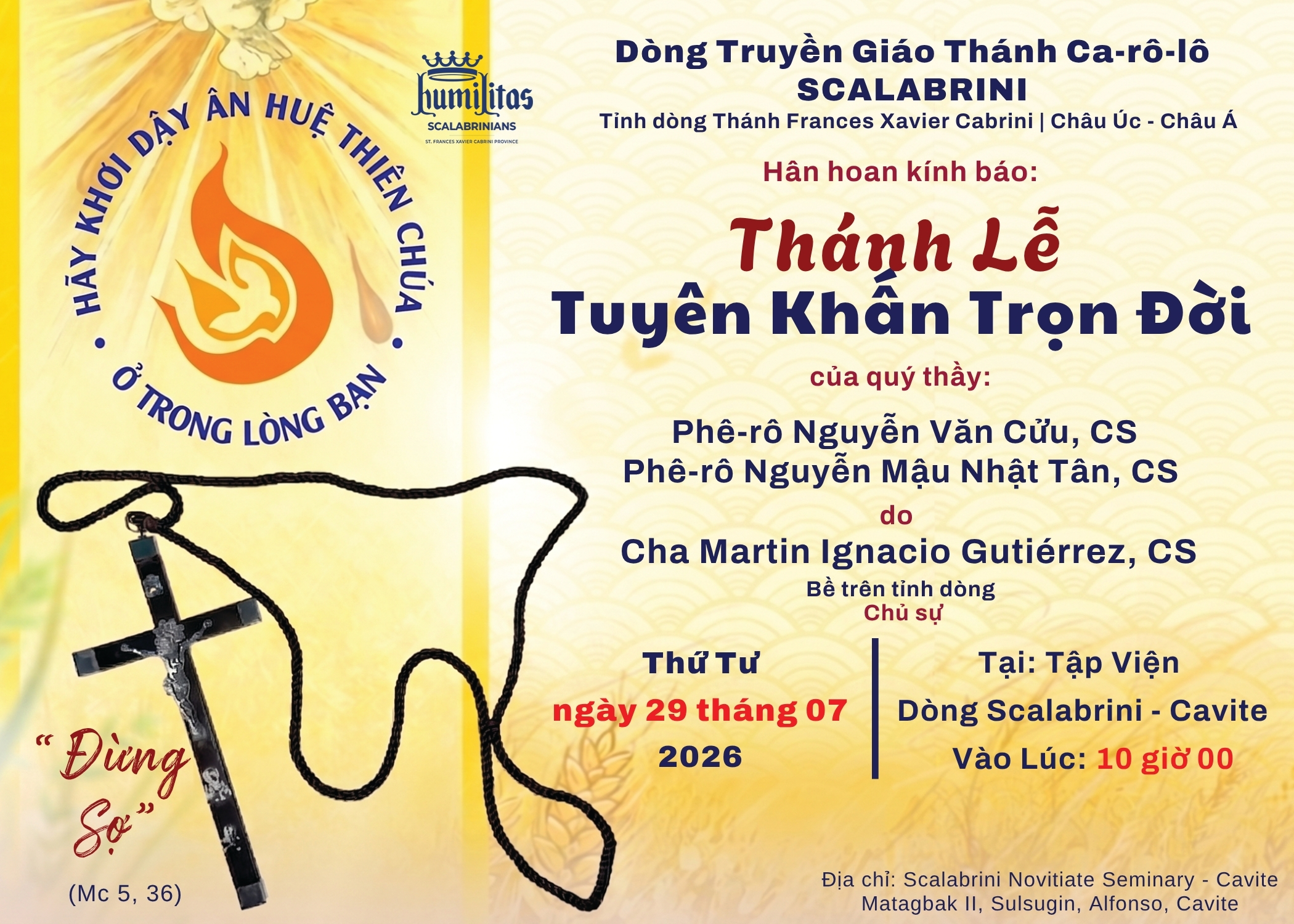 Thư Mời Chính Thức
