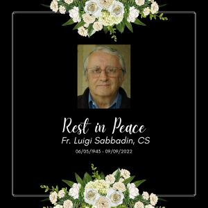 Rest in Peace Fr. Luigi Sabbadin, CS