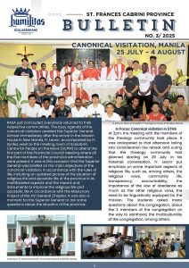 SFCP Bulletin: MANILA CANONICAL VISITATION (No. 3/2025)
