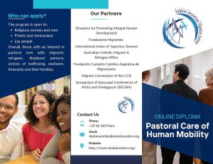 New Edition of the Online Diploma in Pastoral Care of Human Mobility – Starting October 14