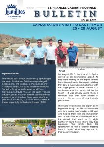 SFCP Bulletin: EAST TIMOR CANONICAL VISITATION (No. 6/2025)